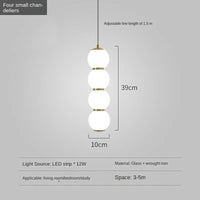 Suspension Deluxury Europe Glass LED Bottle Design