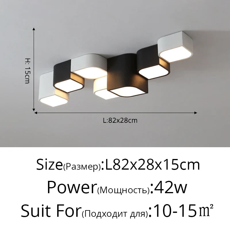 Lustre Géométrique Moderne