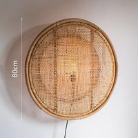 Applique murale en rotin et bois de bambou japonais - Collection ZenHouse