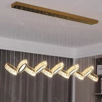 Lustre de maison moderne: Éclairage de plafond LED en cristal