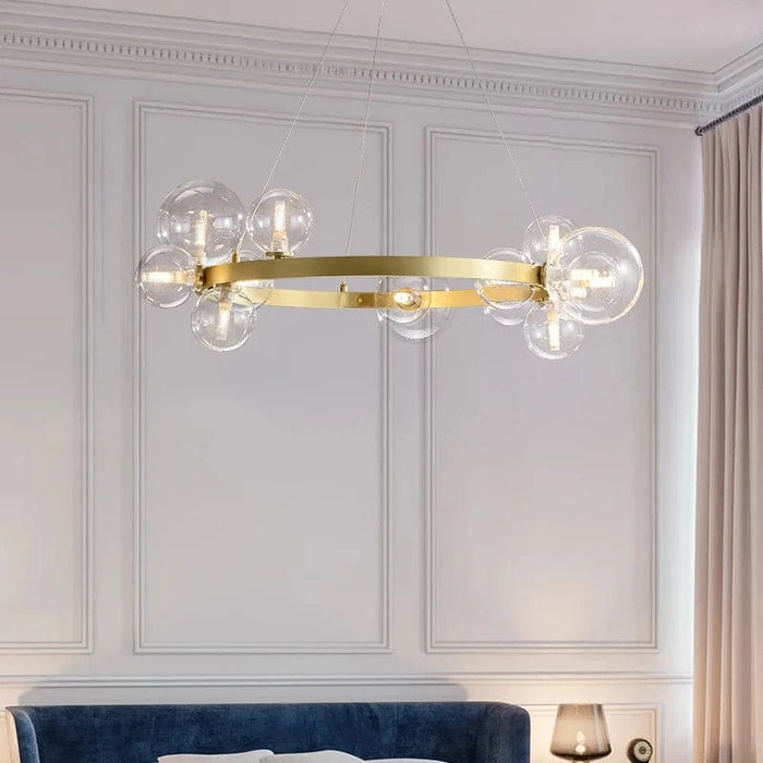 Lampe Suspendue Anellisée avec Fil Ajustable