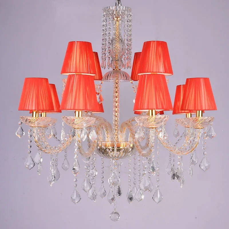 Lustre en cristal européen pour un éclairage élégant et raffiné