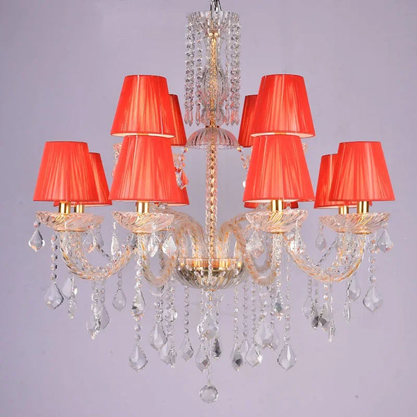 Lustre en cristal européen pour un éclairage élégant et raffiné