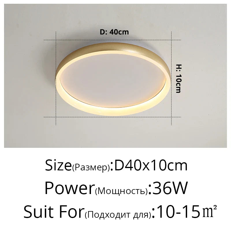 Lustre LED Design Moderne pour Éclairage Intérieur
