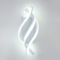 Applique murale LED en spirale d'aluminium - Style Psalm