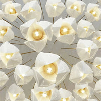 Lustre Duplex LED Magnolia en Céramique pour Hôtel et Villa