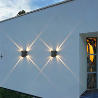 Applique murale LED décor porte d'entrée appliques jardin