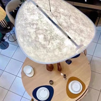 Nordic Silk LED Suspension Lights for Wabi Sabi Home Decor