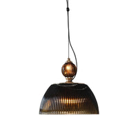 Suspension Lorm - Style rétro avec abat-jour en verre