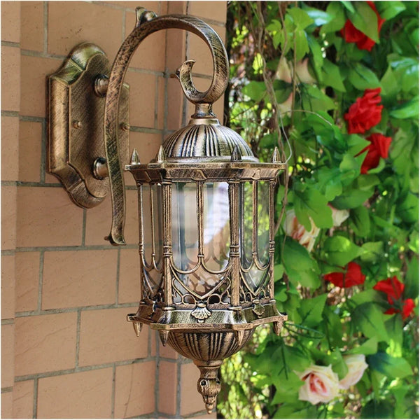 Applique murale rétro d'extérieur étanche pour villa - Modèle WF1022
