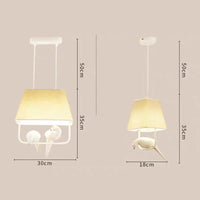 Lustre japonais "Oiseau en suspension"