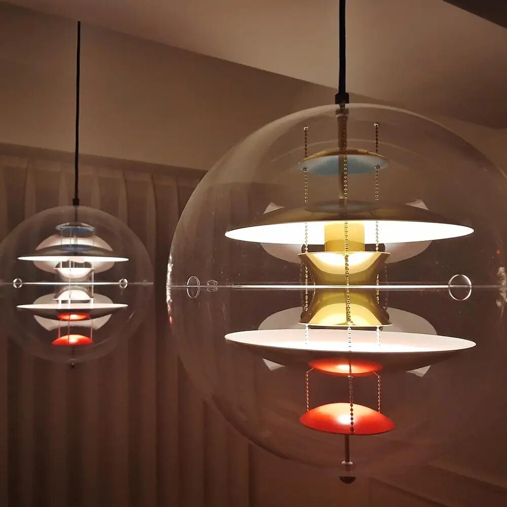 Suspension Globe: Design nordique en verre