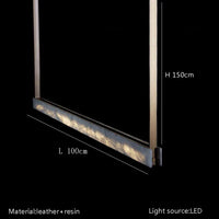 Lustre LED Luxe Moderne Minimaliste Imitation Marbre