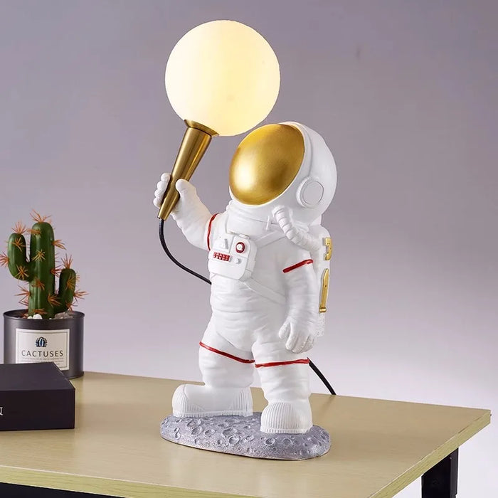 Lampe de table Astronaute Lune Veilleuse