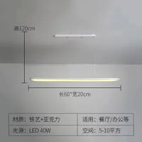 Lustre Suspension LED Design Minimaliste - Lumière Élégante