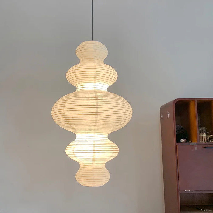 Suspension Loft Japonaise en Papier Style Noguchi - Inspiration Nordique