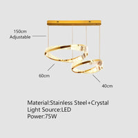 Plafonnier Luxe Doré Cristal