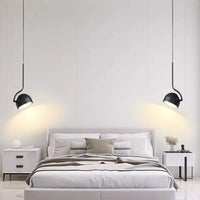 Suspension Luminaire LED Nordique Minimaliste Noire et Blanche