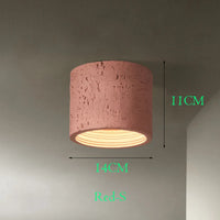 Spot LED nordique Wabi-sabi en résine pour un éclairage élégant et moderne dans la maison