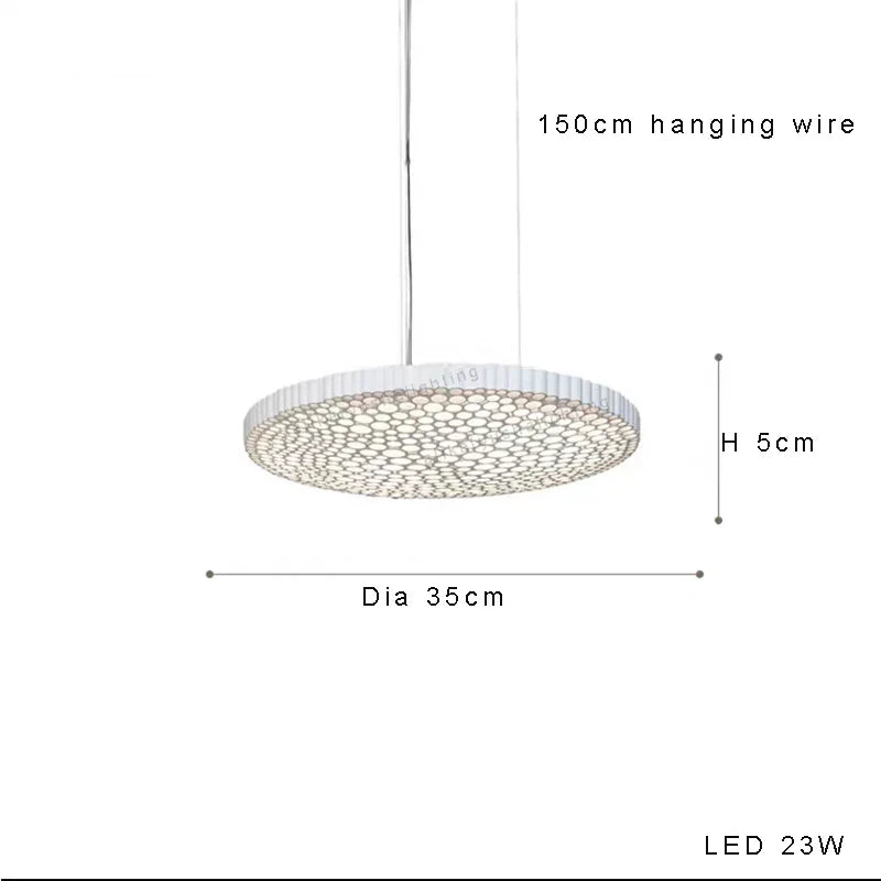 Plafonnier LED Hive : Minimaliste, Créatif et Élégant