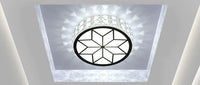 Plafonnier LED moderne en cristal pour un éclairage intérieur sophistiqué
