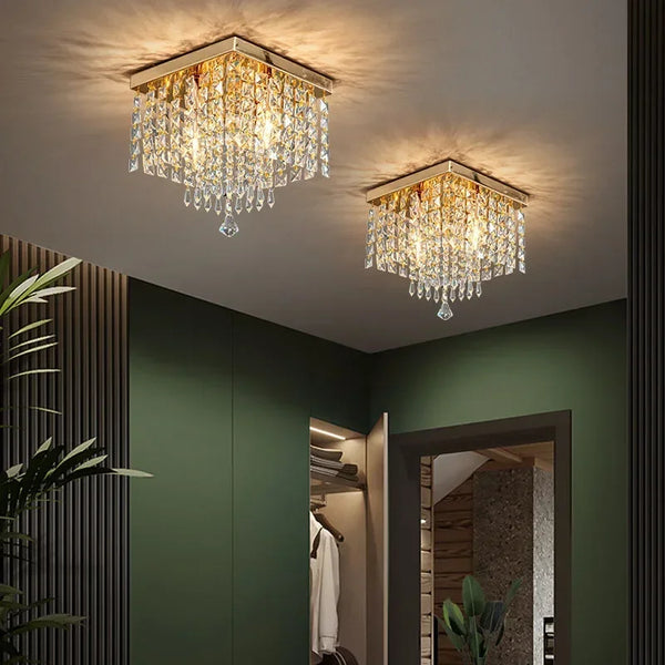 Plafonnier LED Bohème en Bois Luxe Moderne - Montage en Surface