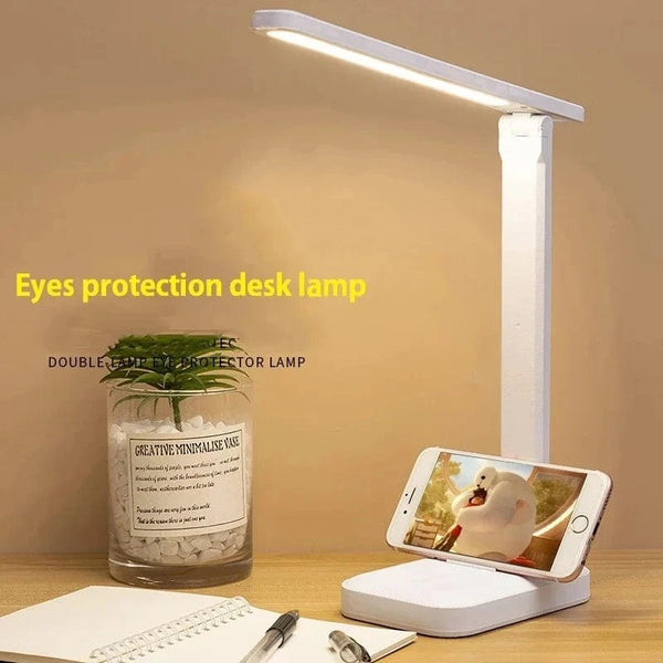 Lampe de Table pliable Led avec 3 types d'éclairage réglables en continu