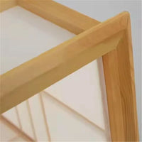 Suspension artistique en bois de style japonais