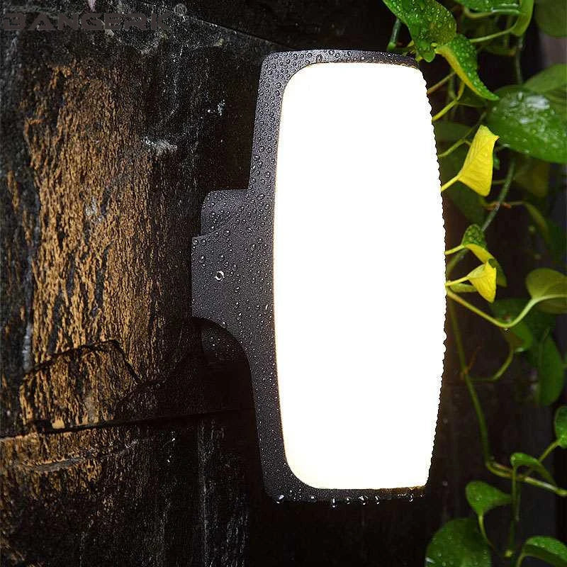 Applique murale LED étanche pour jardin en aluminium