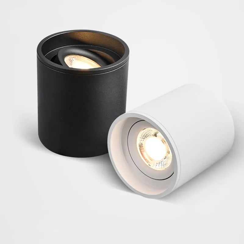 Spot Downlights LED anti-éblouissants montés en Surface - Éclairage de qualité avec puce COB Epistar - Angle réglable