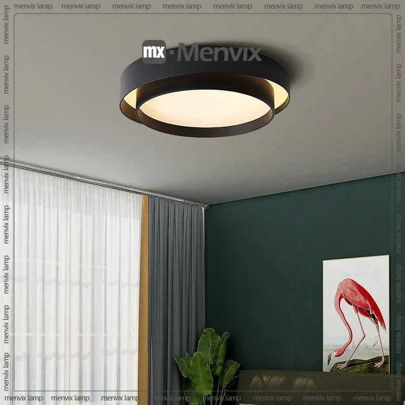 MENVIX - Luminaires d'intérieur LED Modernes à Intensité Variable Ronds et Carrés