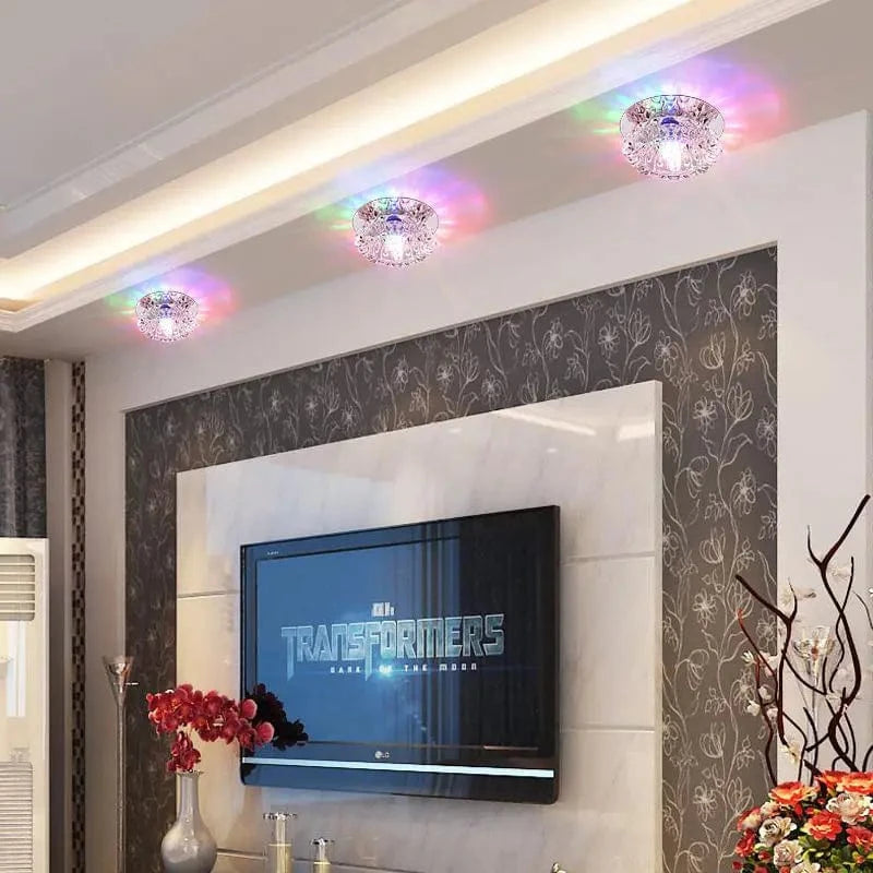 Spot montage en surface cristal 5 W LED Downlights - Plafonnier MJ1016