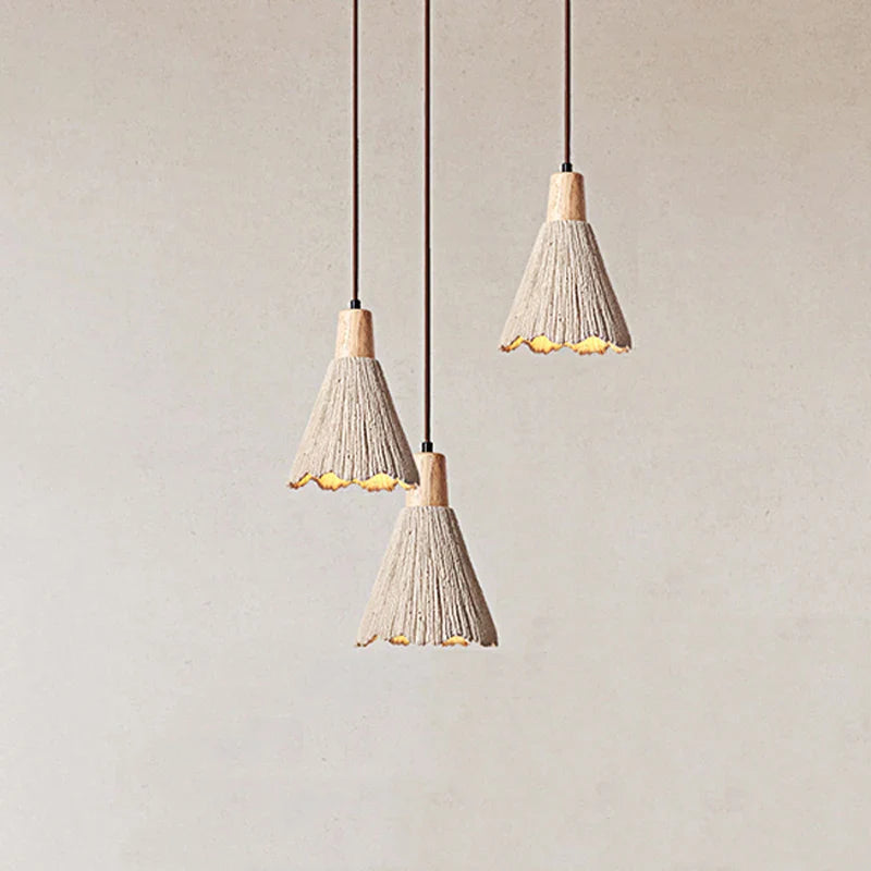 Suspension Japonais Wabi Sabi - lumières nordique minimaliste Led