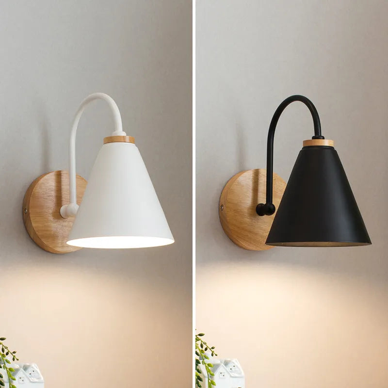 Applique murale nordique en bois - Édition Macaron
