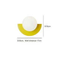 Applique murale LED Macaron Nordic