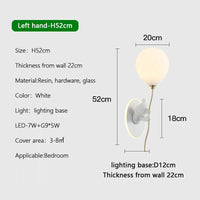 Applique murale nordique LED Ours Ballon - Collection Créative
