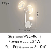 Applique murale LED Full Spectrum : Protection des Yeux, Tricolore & Créative