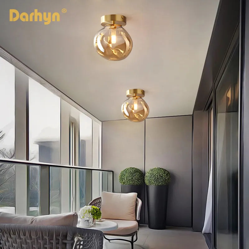 Plafonnier LED Minimaliste Moderne "Nordic Glow"