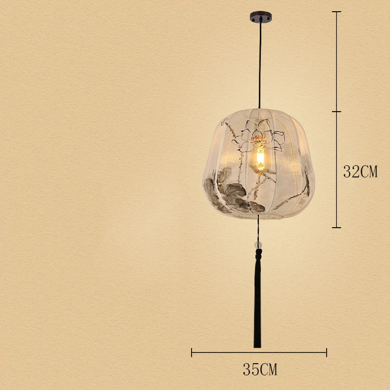 Suspension Style chinois - Éclairage créatif pour hôtel et restaurant
