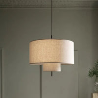 Suspension Art en lin pour un style nordique et moderne