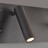 Applique murale LED d'intérieur moderne avec port USB