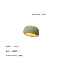 Suspension Lustre Nordique Loft Wabi Sabi - Éclairage LED Escaliers E27