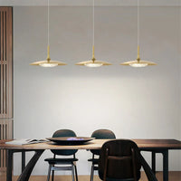 Lustre Moderne Cuivre LED - Élégance illuminée