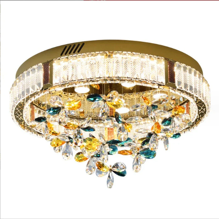 Plafonnier Luxe en Cristal pour Intérieur de Prestige