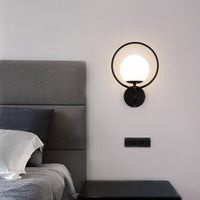 Applique murale moderne double anneaux Miros