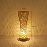 Lampe de Table en bambou artisanale