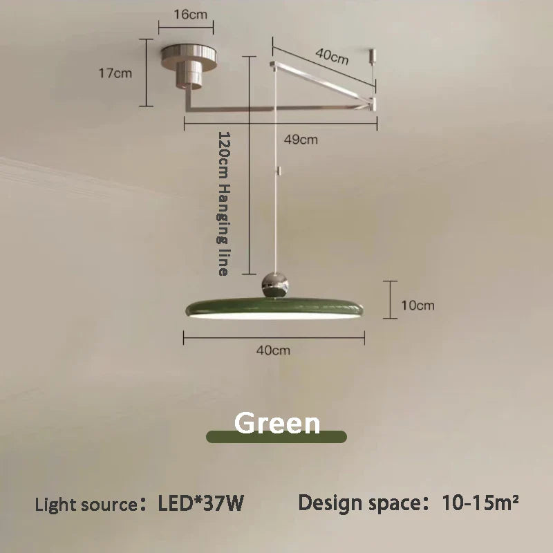 Lustre LED Longue Portée pour Décoration Maison