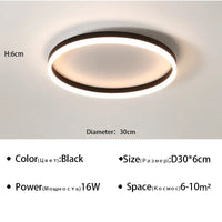 Plafonnier LED Moderne pour Salon, Salle à Manger, Cuisine et Chambre