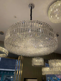 Lustre LED en Cristal K9 Rétro Moderne de Luxe 2024 - Édition Limitée
