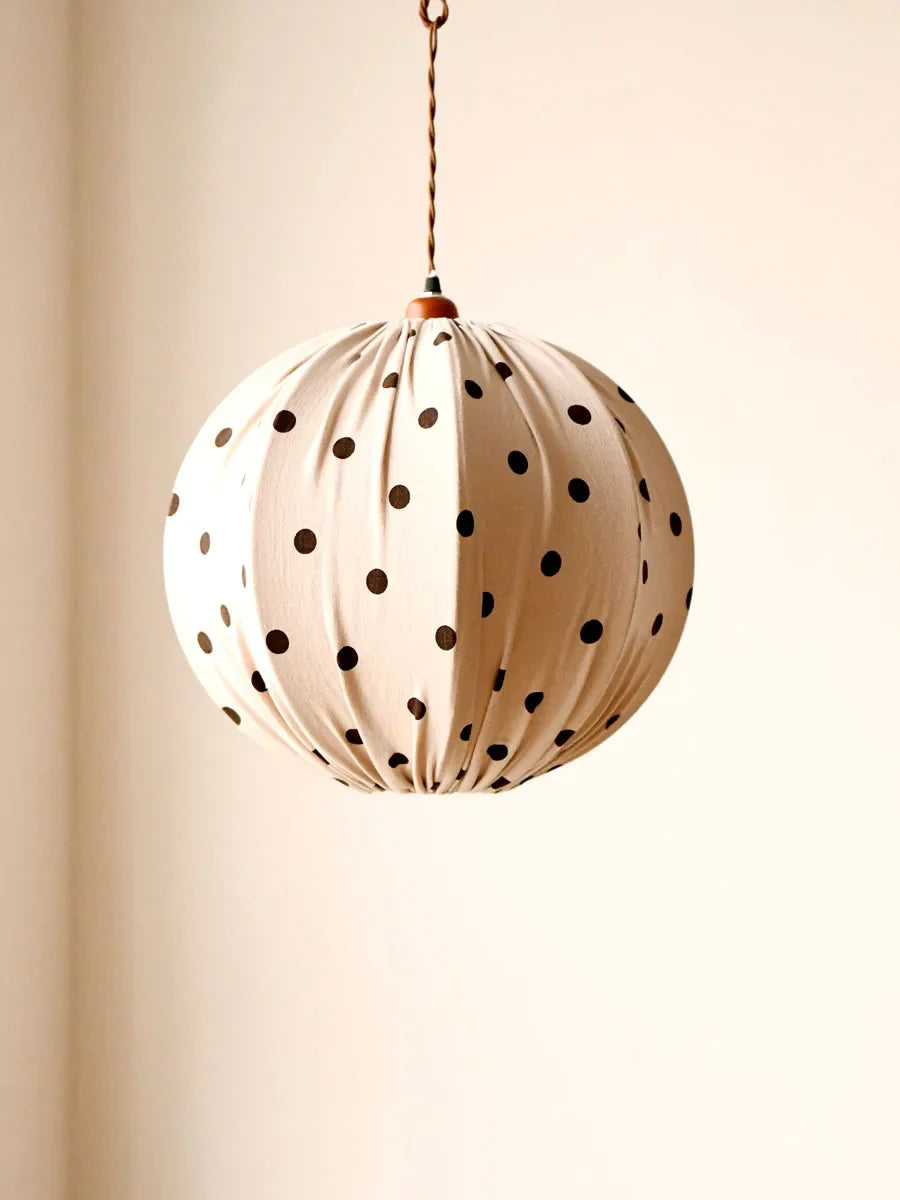 Suspension nordique japonais wabi-sabi en tissu – Style rétro minimaliste